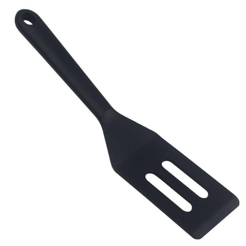 Kitchen And Baking Equipment - 1pc シリコーンブラウニークッキースパチュラ小さなフラットパンスパチュラ穴付きスパチュラステーキ卵スパチュラベーキングケーキ小さなスパチュラ