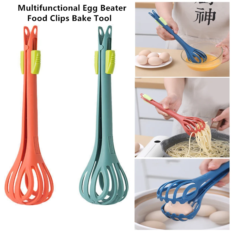Kitchen Baking Blender - 1個入り手動エッグビーター ケーキクリームミキサー ベーキングミキサー 多機能麺棒とゆで卵クリップ ハンドブレンダー キッチンツール