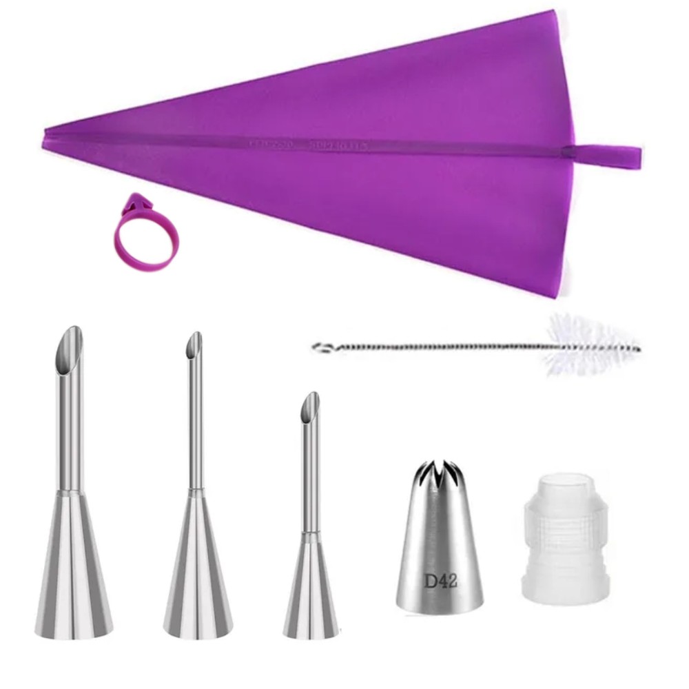 ステンレス製ケーキデコレーションノズルパイピングバッグセット - Kitchen And Baking Equipment のレビューと価格