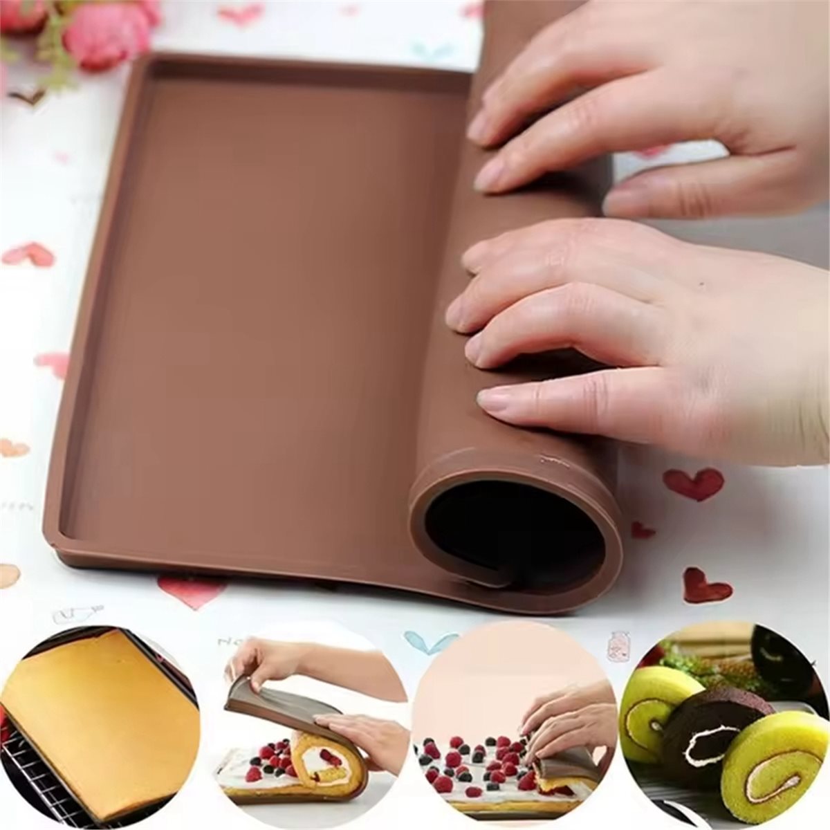 【必須アイテムリスト】シリコンベーキングマット ケーキロール - Kitchen Baking Must Haves のレビューと価格