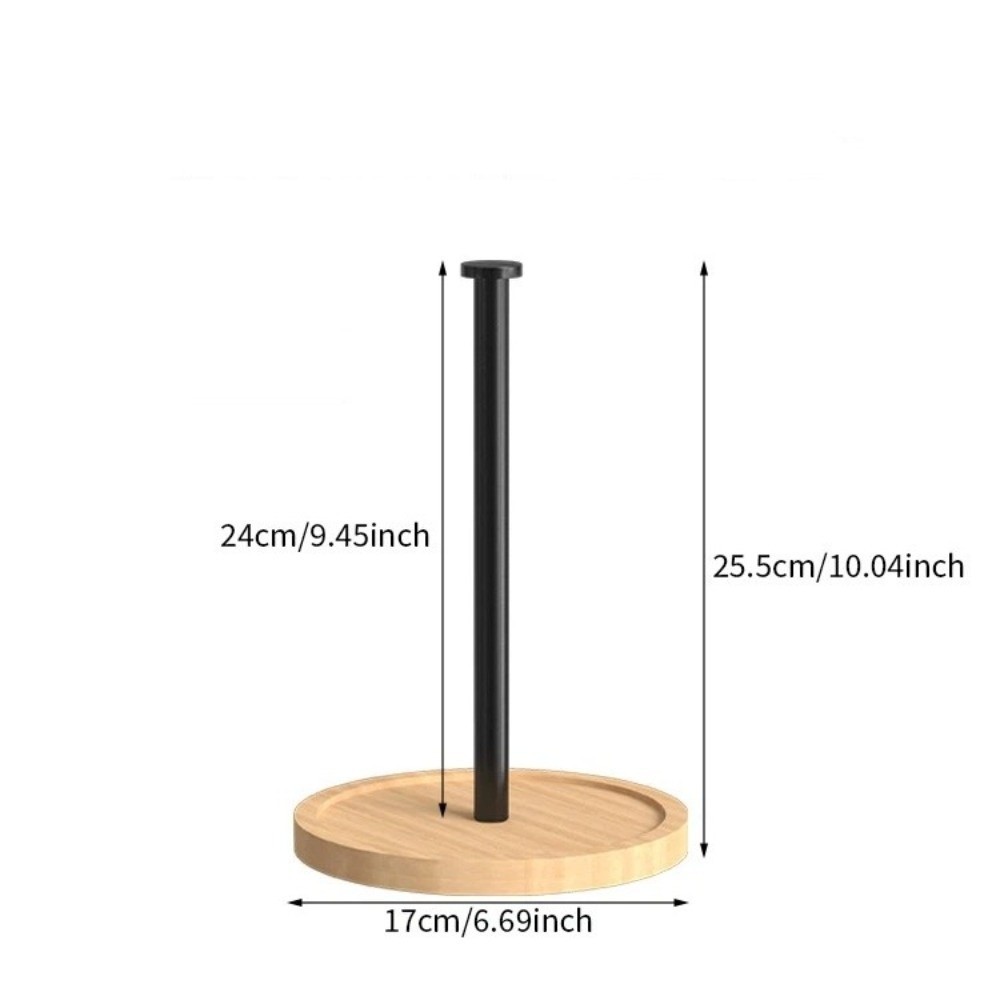 モダンな木製ベースのキッチンペーパーホルダー、滑り止めデスク - Kitchen Baking Paper Holder のレビューと価格