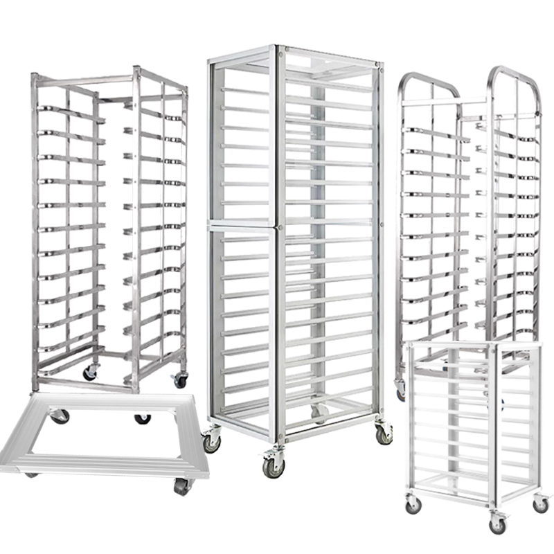 業務用アルミ製天板トロリー 多段トレイラック ホテル レスト - Kitchen Baking Tray Rack のレビューと価格