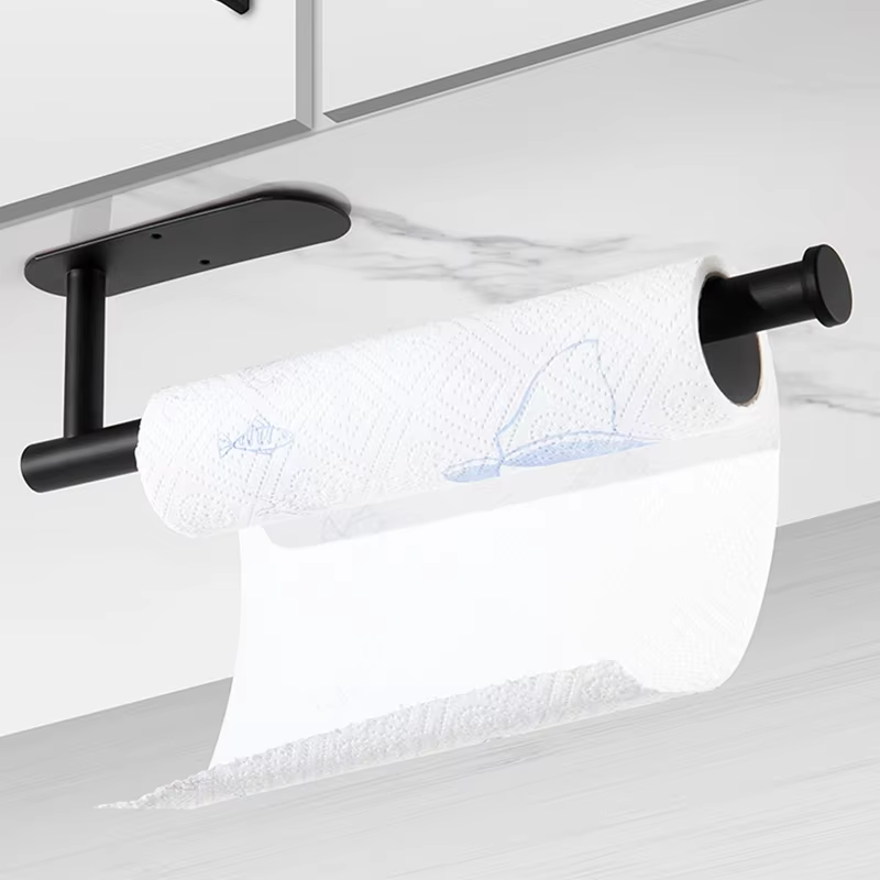 キッチンの壁に取り付けられる、粘着式のペーパータオルホルダー - Kitchen Baking Paper Holder のレビューと価格