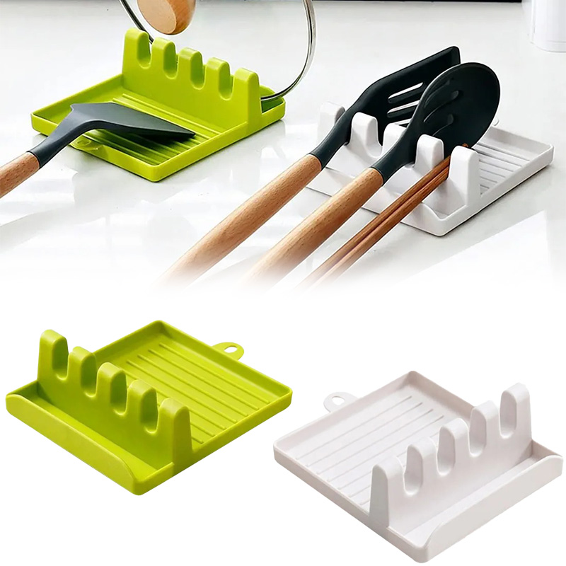 プラスチックスプーンスパチュラホルダーキッチン収納ラック、漏 - Kitchen Baking Tray Rack のレビューと価格
