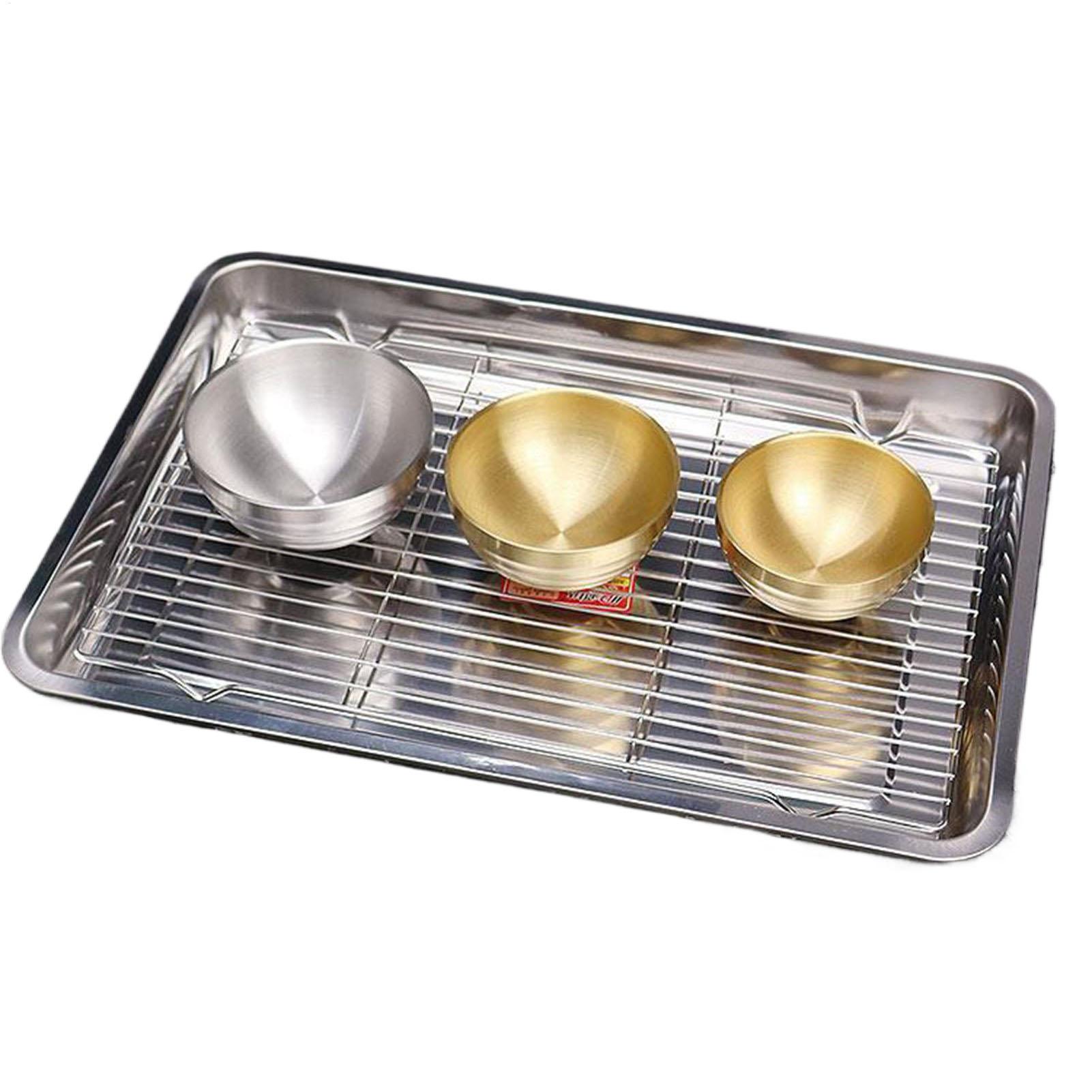 シートパン ステンレス鋼 ノンスティック 冷却ラック付き オ - Kitchen Baking Tray Rack のレビューと価格