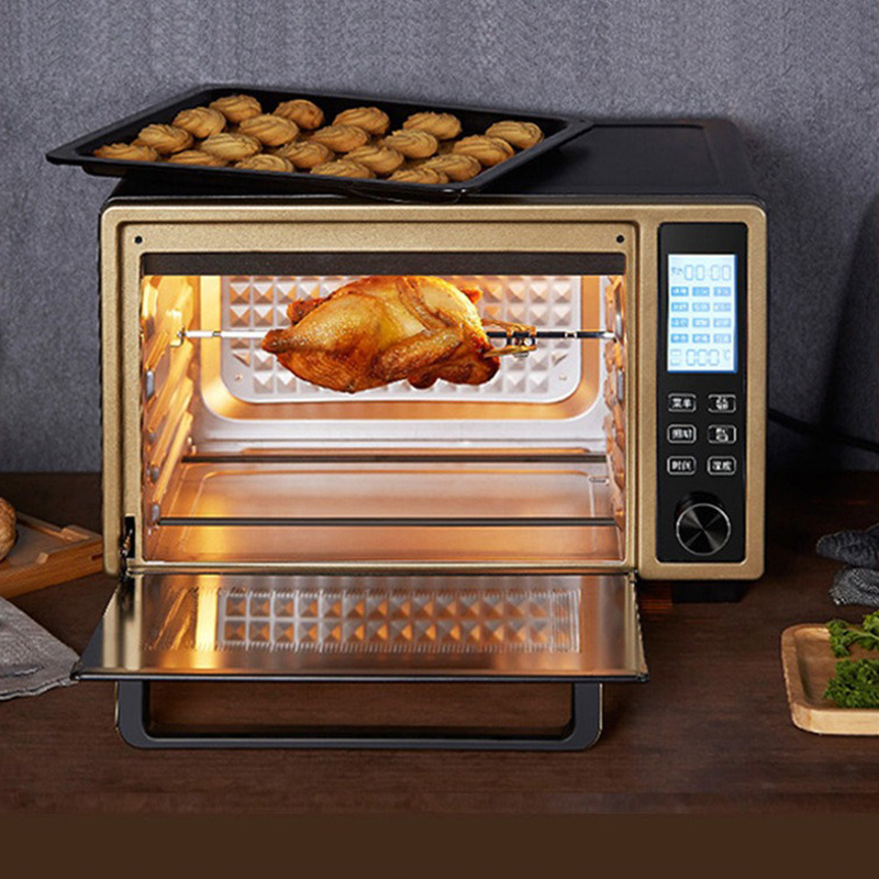 ステンレス鋼エアフライヤーフォークローストチキン串魚肉グリル - Kitchen Baking Tray Rack のレビューと価格