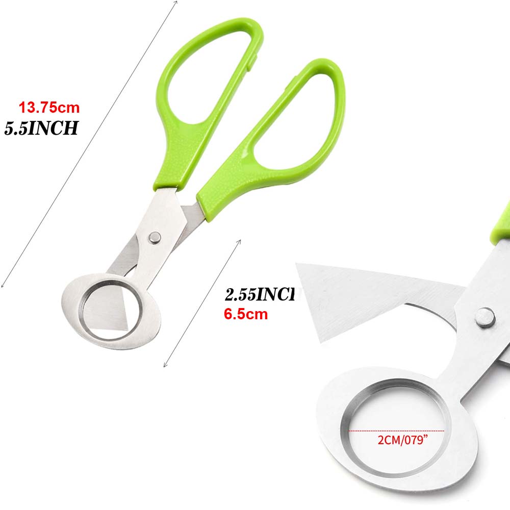 3個ウズラ卵カッターはさみキッチン卵鋏ツールステンレス鋼のク - Kitchen Shears In Baking のレビューと価格