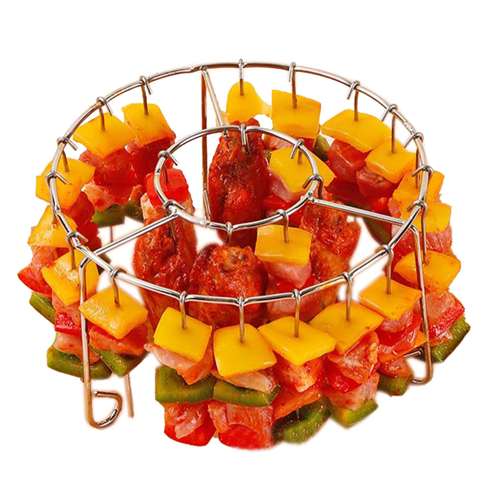 エアフライヤーバーベキューラック エアフライヤー串焼きラック - Kitchen Baking Tray Rack のレビューと価格