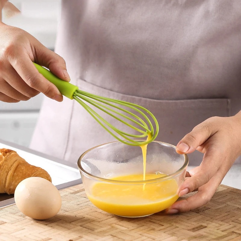 ミニ子供用シリコン製卵ビーター 家庭用 手動クリーム ハイビ - Kitchen Baking Blender のレビューと価格