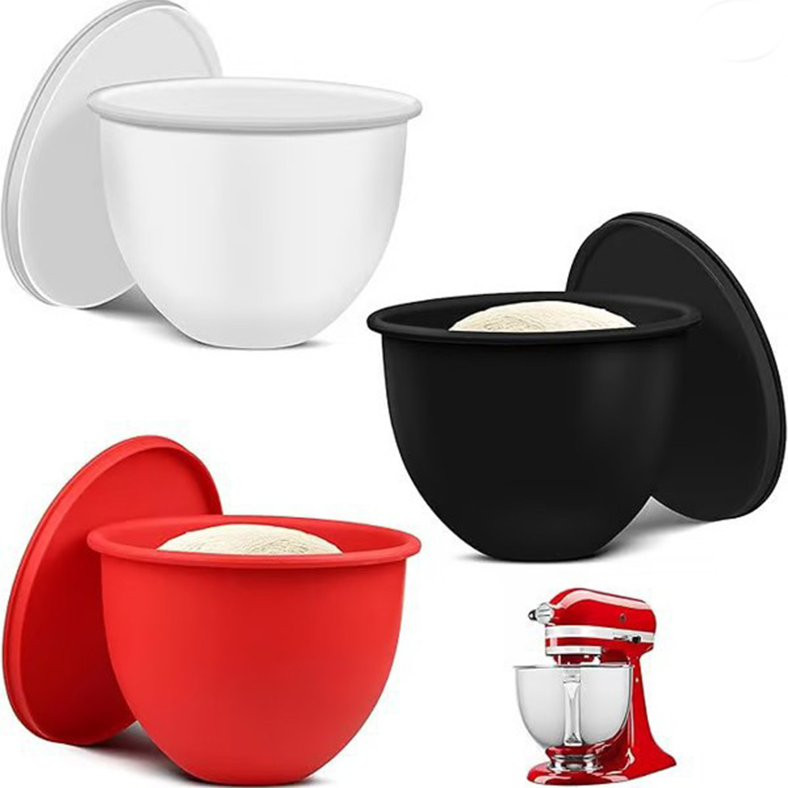 1PC ユニバーサルシリコンパッドライナー キッチンエイド  - Kitchenaid Baking Bowl のレビューと価格