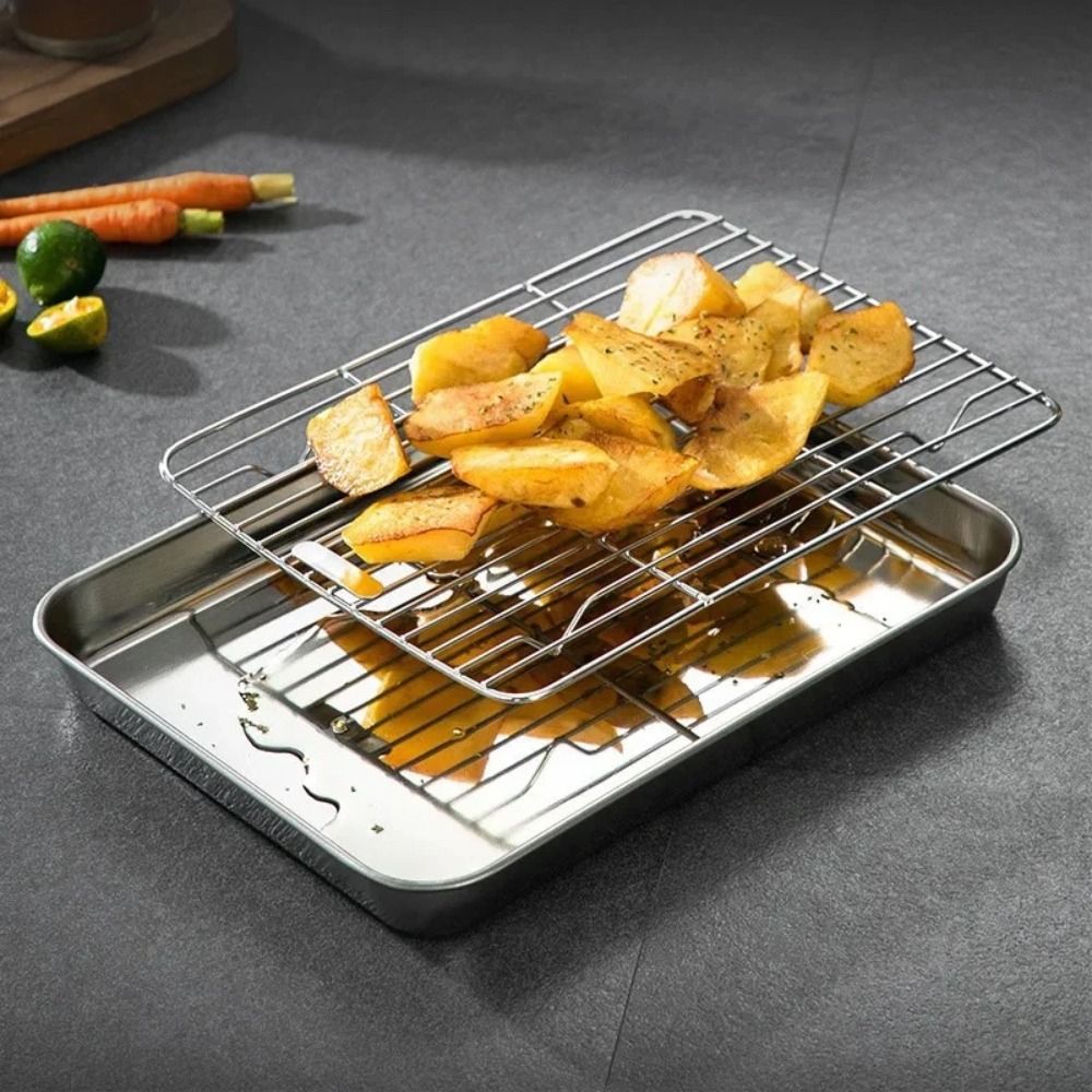 持ち運び可能なノンスティックステンレス製ベーキングパン、取り - Kitchen Baking Tray Rack のレビューと価格