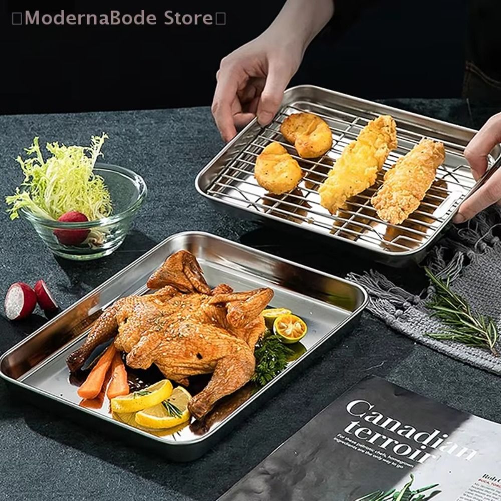 持ち運び可能なノンスティックステンレス製ベーキングパン、取り - Kitchen Baking Tray Rack のレビューと価格
