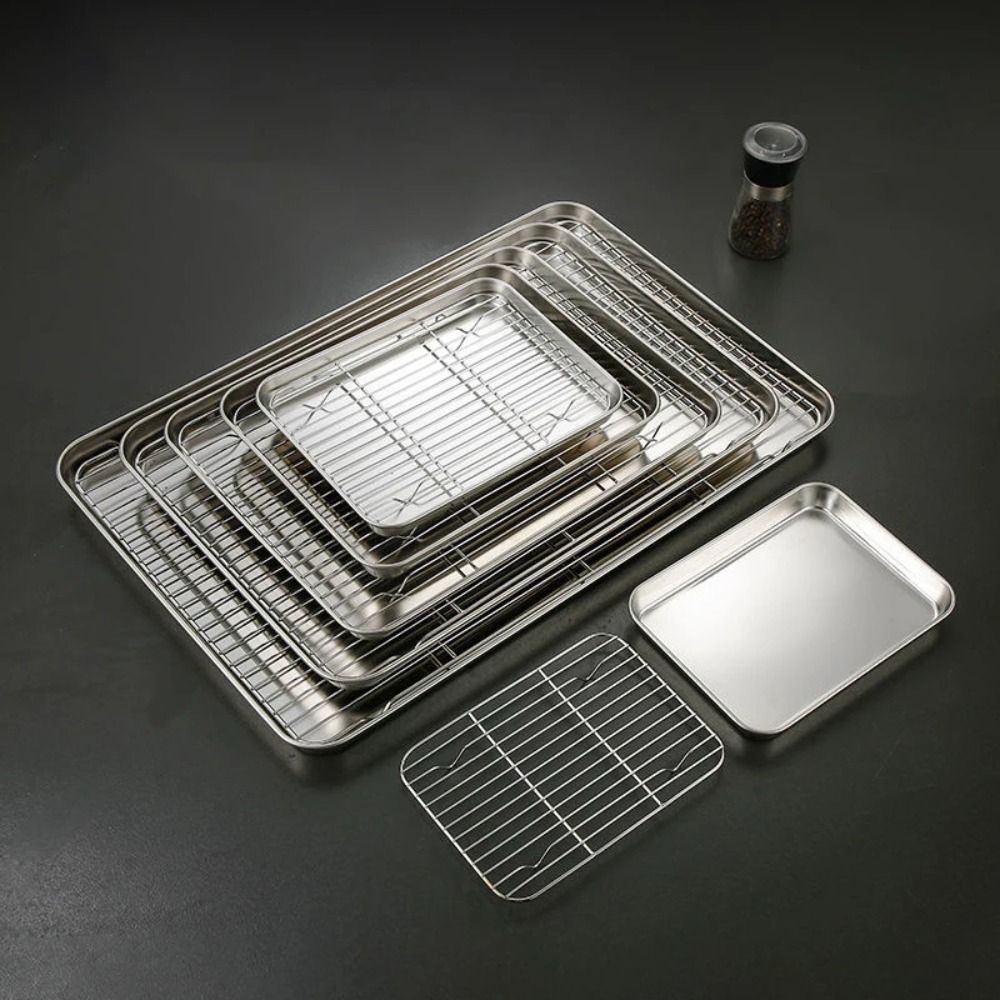持ち運び可能なノンスティックステンレス製ベーキングパン、取り - Kitchen Baking Tray Rack のレビューと価格