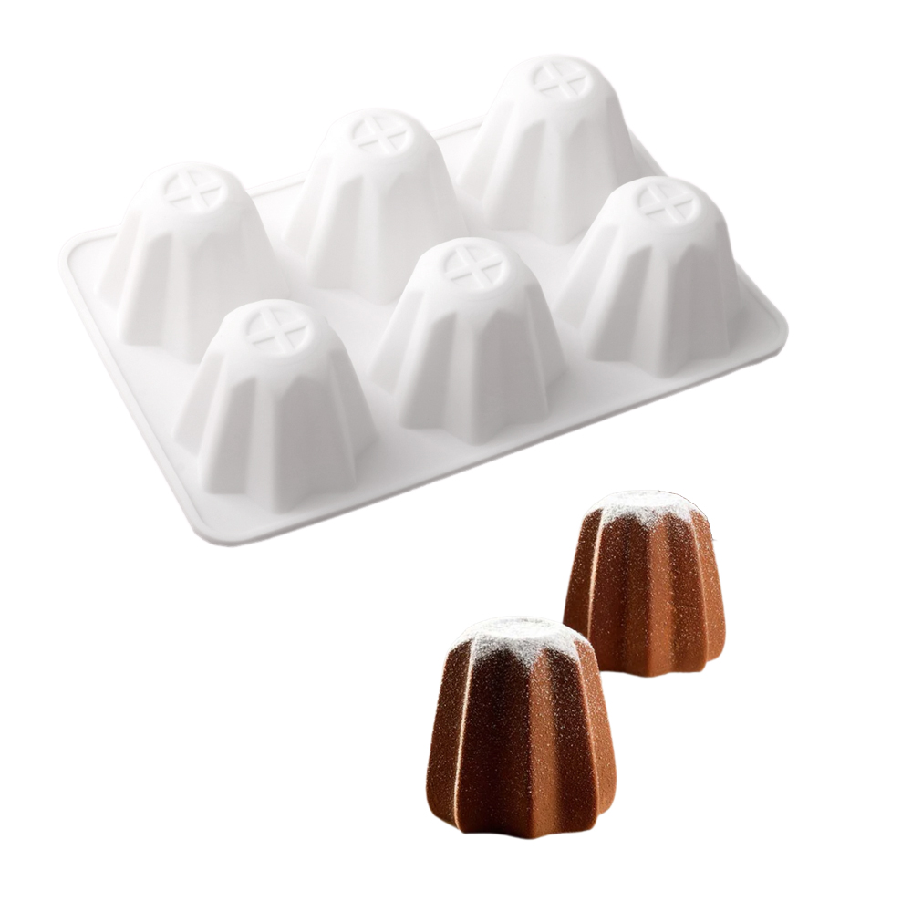 6 セル 8 コーナー パンドロ型シリコンケーキ型 クリスマ - Kitchen Baking Corner のレビューと価格