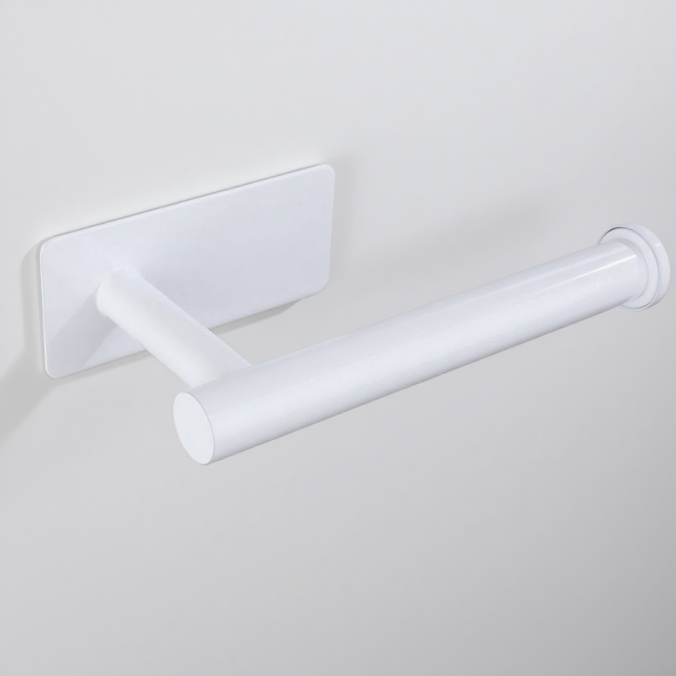 ステンレス鋼ペーパーホルダー白粘着壁掛けスタンドキッチンバス - Kitchen Baking Paper Holder のレビューと価格