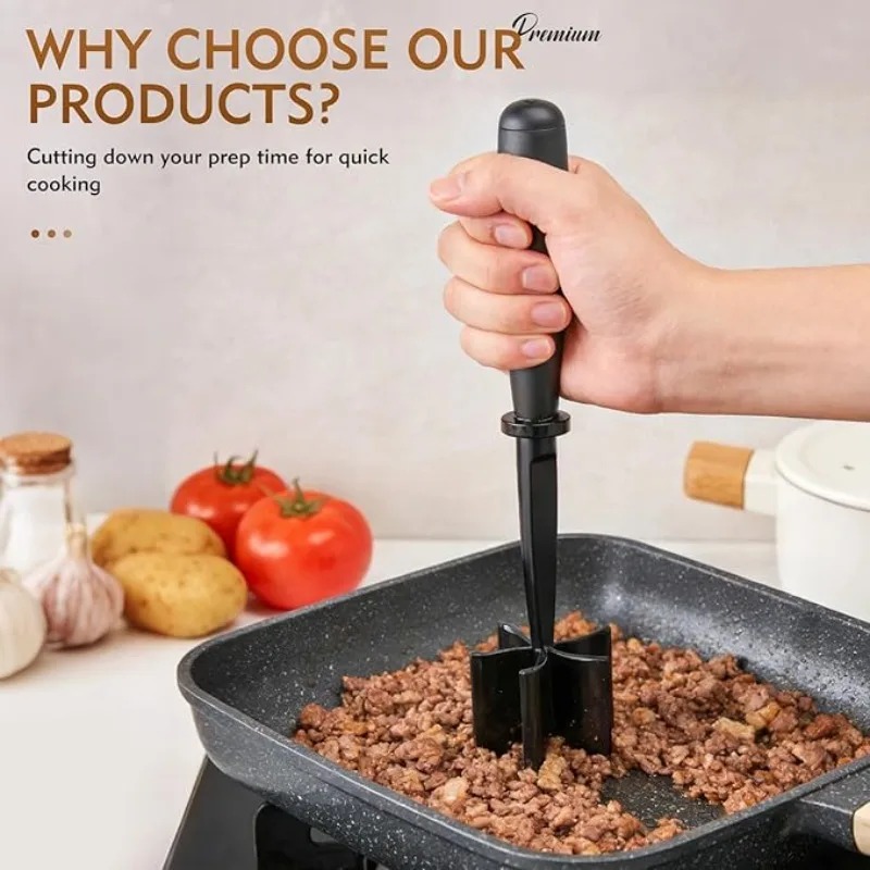 1pc ミートチョッパー ハンドヘルドミートスライサーとブレ - Kitchen Baking Blender のレビューと価格