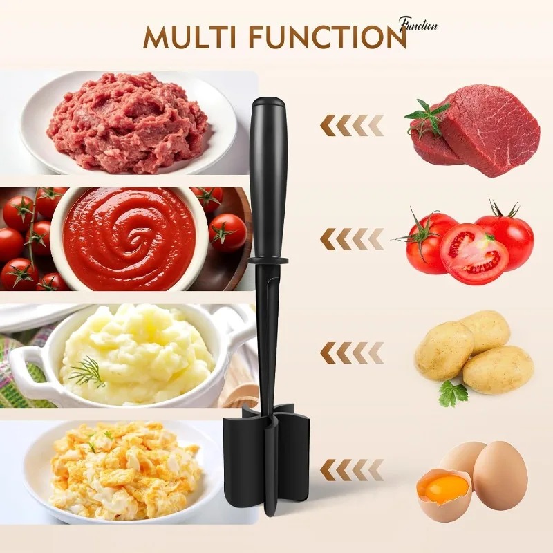 1pc ミートチョッパー ハンドヘルドミートスライサーとブレ - Kitchen Baking Blender のレビューと価格