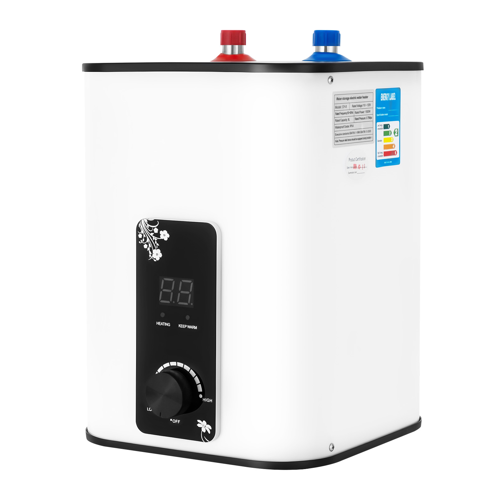 インスタント温水器 1500W、8L 電気ミニタンク給湯器  - Miniature Baking Kitchen のレビューと価格
