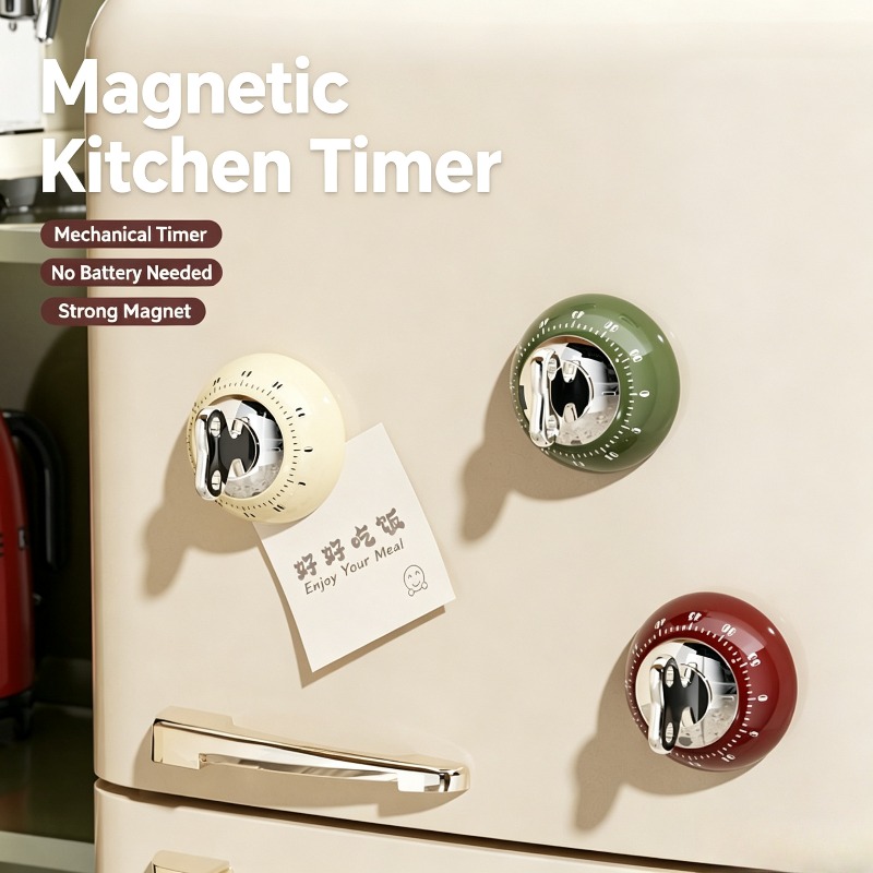 マグネティックキッチンタイマー メカニカルカウントダウンタイ - Kitchen Baking Timer のレビューと価格
