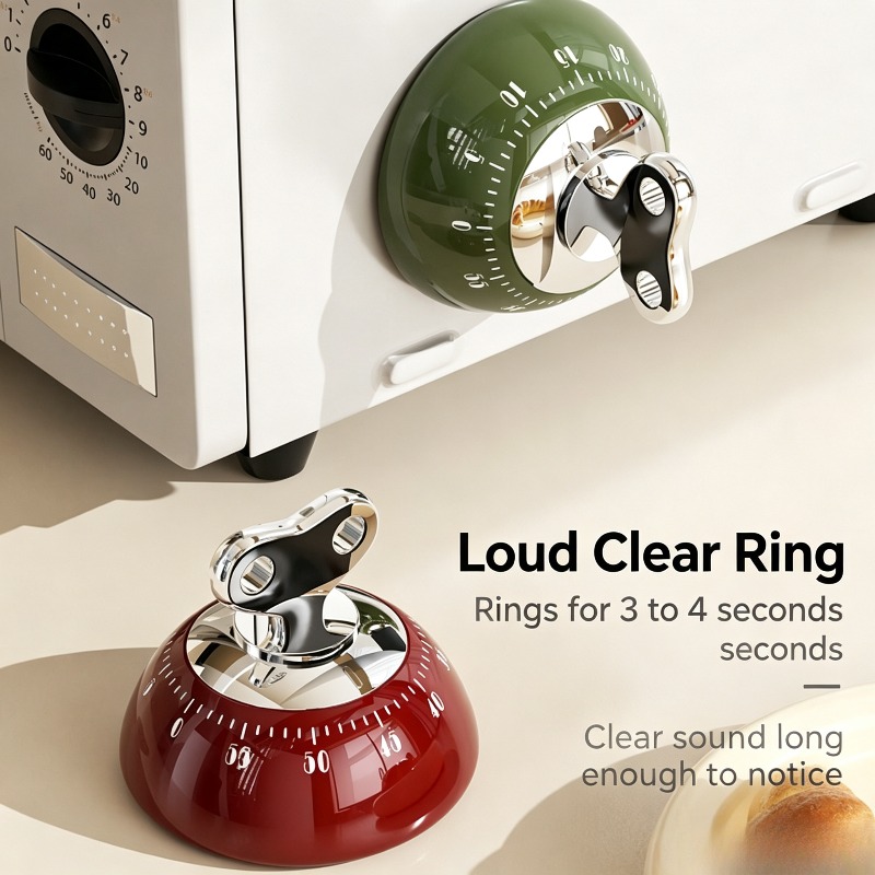 マグネティックキッチンタイマー メカニカルカウントダウンタイ - Kitchen Baking Timer のレビューと価格