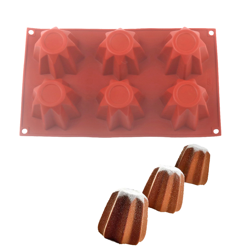 8角形のパンドルーモチーフのクリスマスデザート作り用具。6つ - Kitchen Baking Corner のレビューと価格