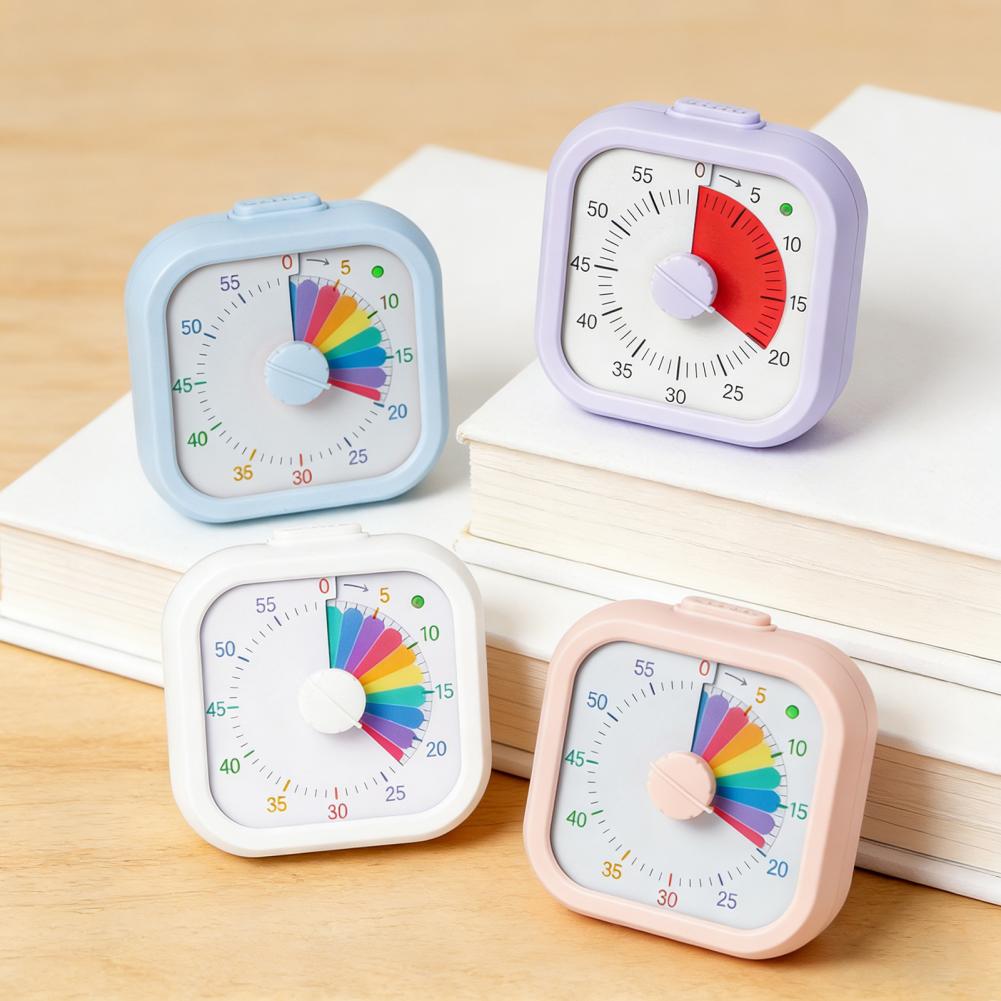 子供用ビジュアルタイマー 60分レインボーカウントダウン 静 - Kitchen Baking Timer のレビューと価格