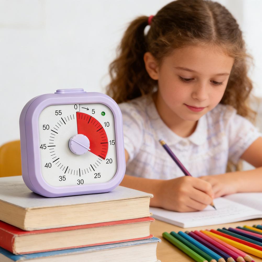 子供用ビジュアルタイマー 60分レインボーカウントダウン 静 - Kitchen Baking Timer のレビューと価格