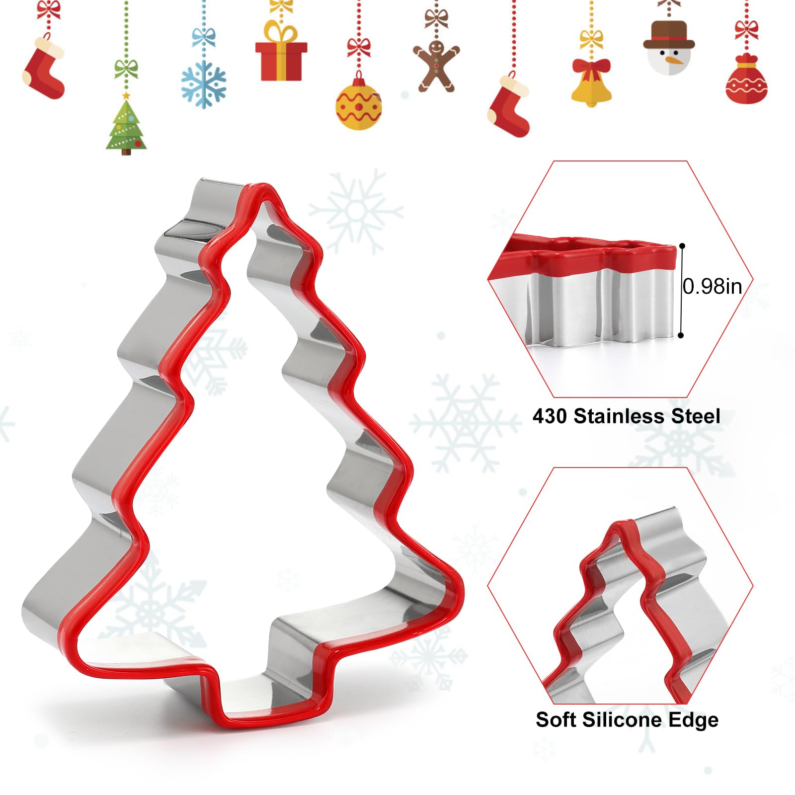 FAIS DU 3個入り クリスマスツリー型抜き ステンレス - Cookie Cutter Set のレビューと価格