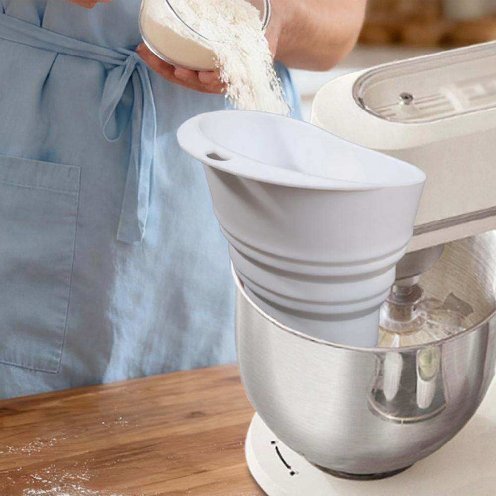 小麦粉注ぎ口シリコン製小麦粉漏斗ミキサーボウルカバー折りたた - Kitchenaid Baking Bowl のレビューと価格