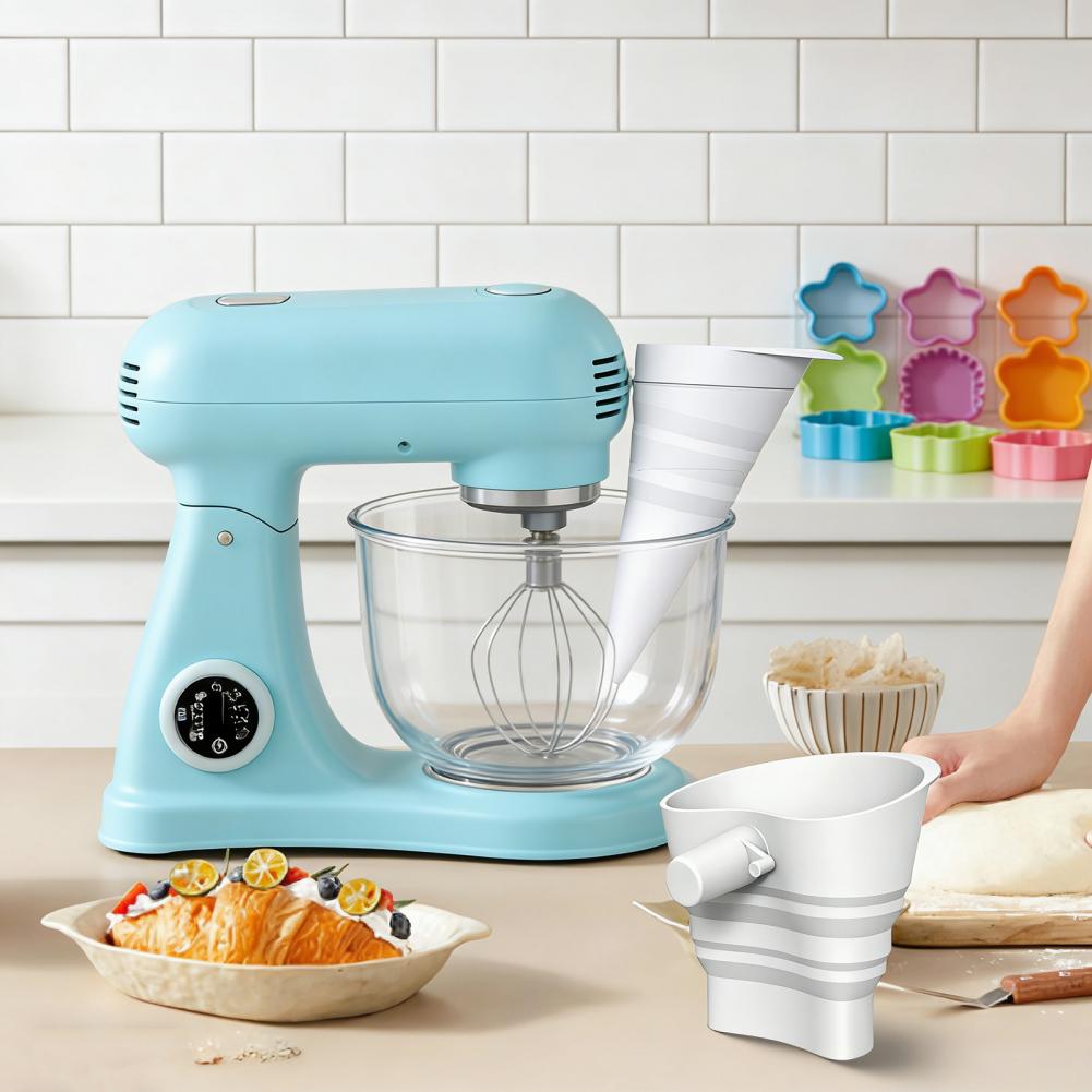 小麦粉注ぎ口シリコン製小麦粉漏斗ミキサーボウルカバー折りたた - Kitchenaid Baking Bowl のレビューと価格