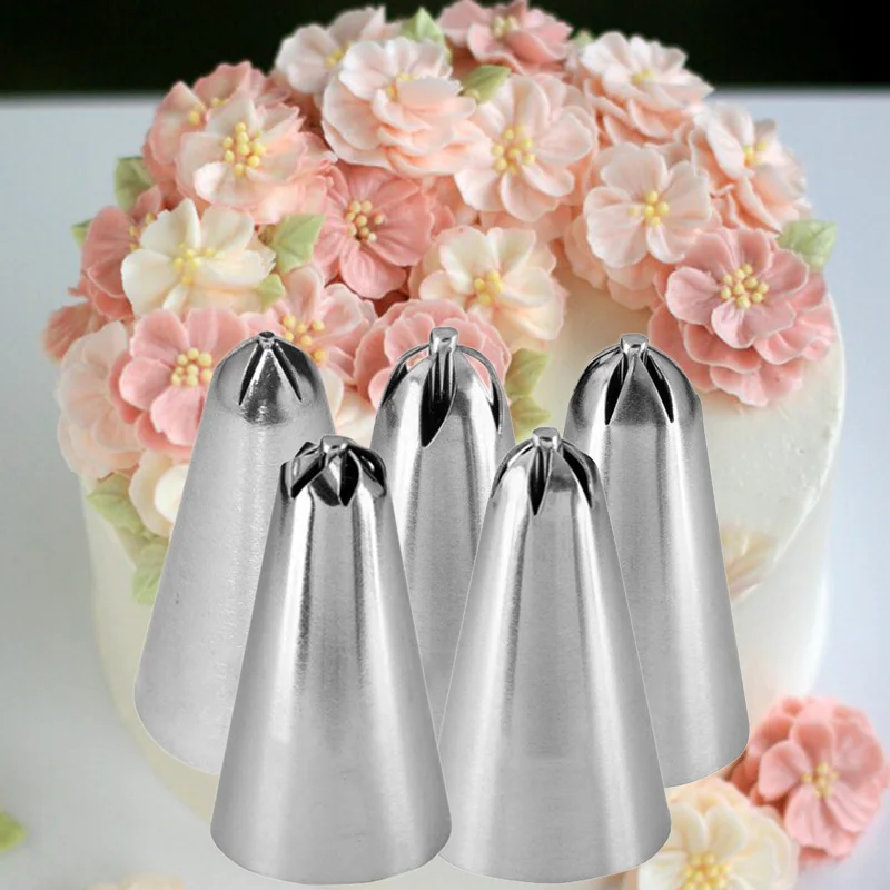 ステンレス鋼フラワーアイシング配管ノズルペストリーヒントクリ - Kitchen And Baking Equipment のレビューと価格